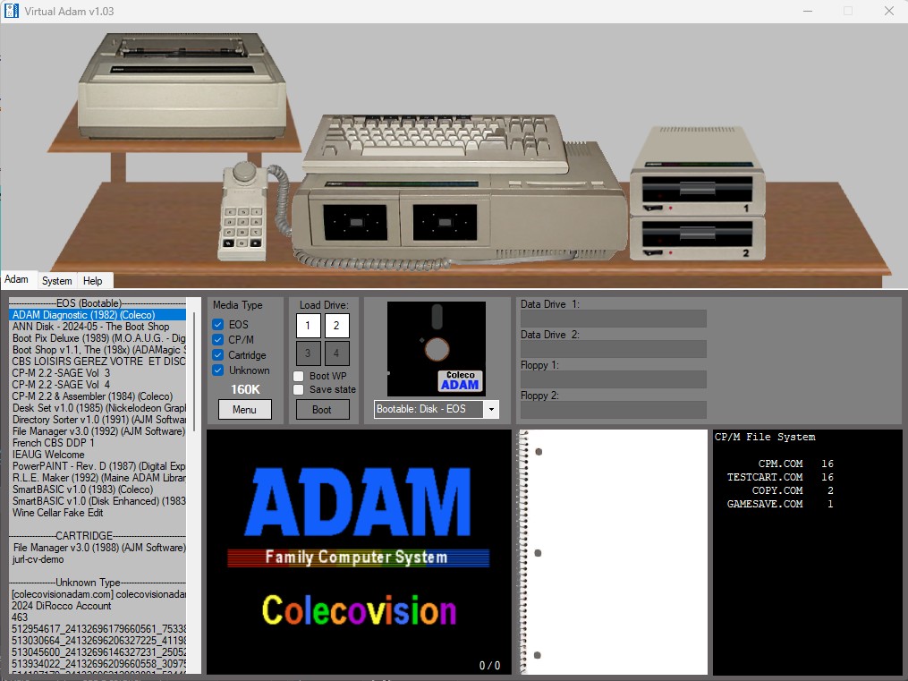 Virtual ADAM Screenshot
